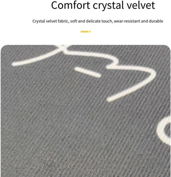 Modern Simple Bedroom Crystal Velvet Carpet Light Luxury High-End Coffee Table Carpet Nordic Living Room Mat Large Area Carpet,Light Grey,160X2300CM - Image 2