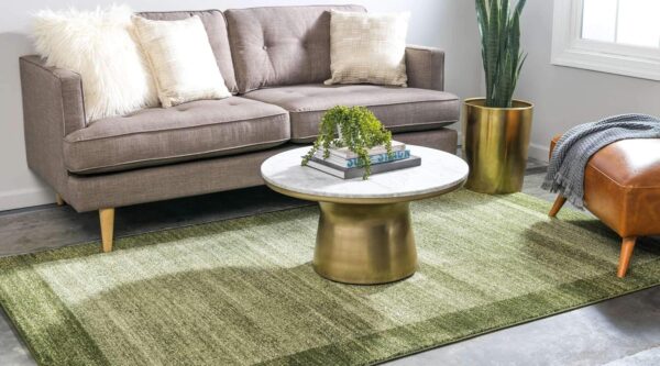 Area Rug -  (2' 2" x 3' 1" Rectangle, Light Green/ Ivory) - Image 2